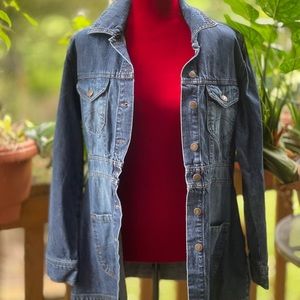 SAIX Woman, long sleeve Jean Jacket , Medium size